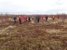 Þjórsárganga 7. Búrfellsvirkjun - Ísakot 15. apríl 2018